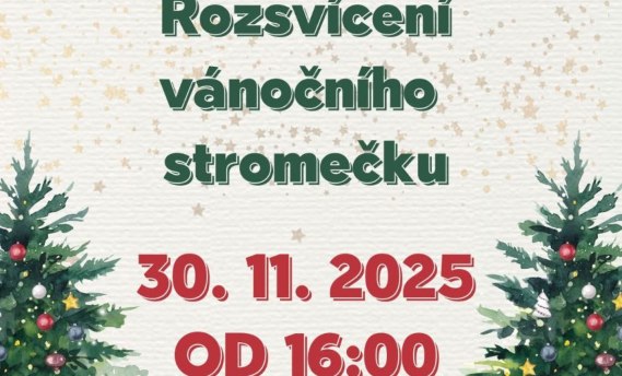 Rozsvícení vánočního stromku a vánoční jarmark
